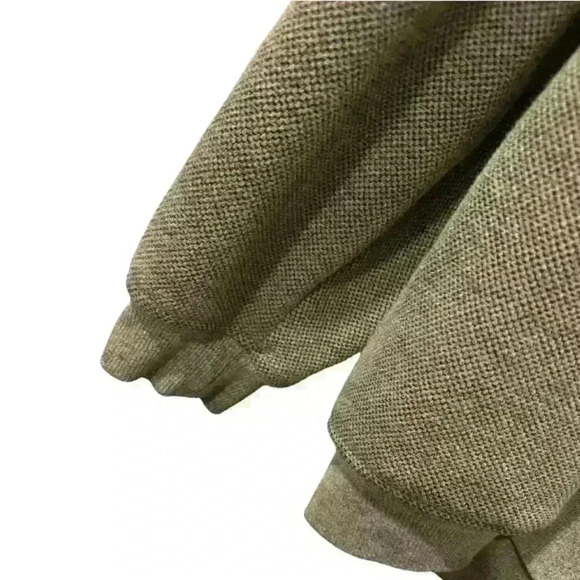 Pro Tour Golf Brown Pull Over Sweater Coat Zip Up - Picture 4 of 6